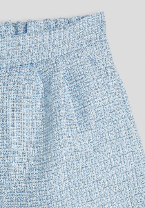 Pop Candy - Tweed waistcoat and shorts - light blue