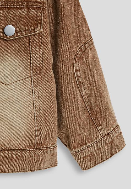 Pop Candy - Trucker jacket - brown ombre