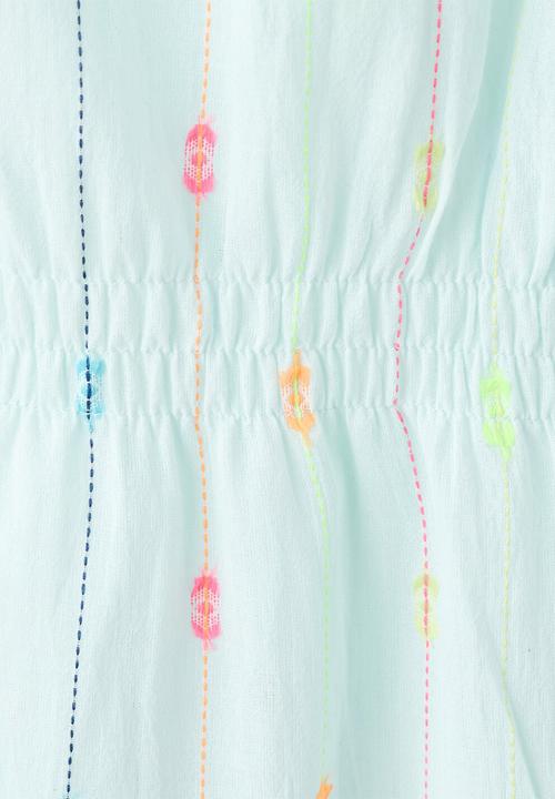 MANGO - Dress Kafty - Light Pastel Blue
