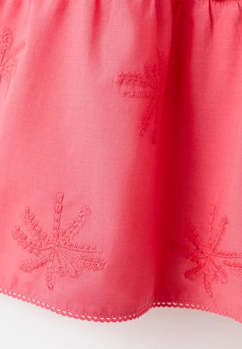 MANGO - Skirt Fresaset - Medium Red