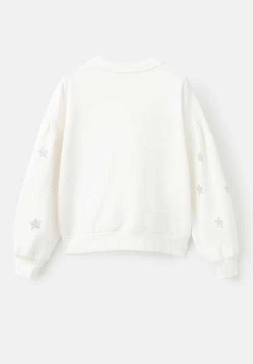 MANGO - Sweatshirt Starry - Natural