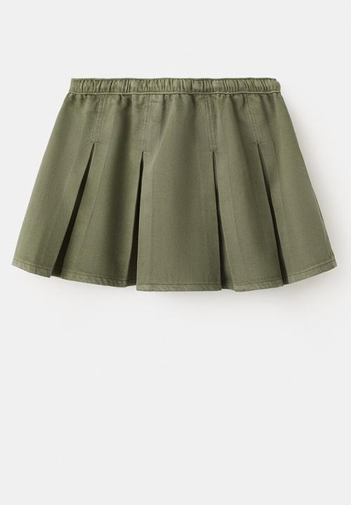 MANGO - Skirt Hawai - Beige/Khaki