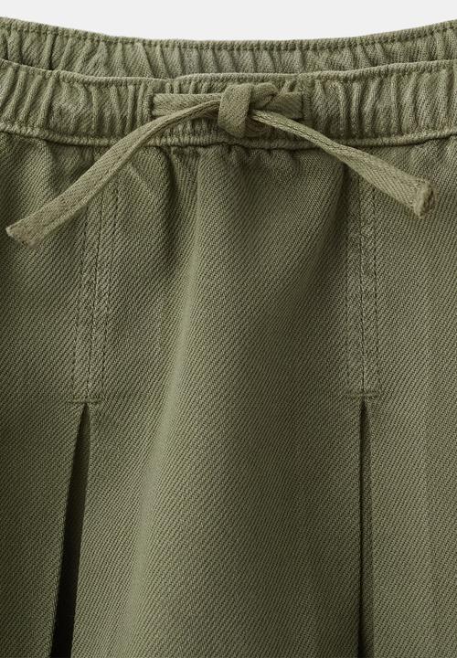 MANGO - Skirt Hawai - Beige/Khaki