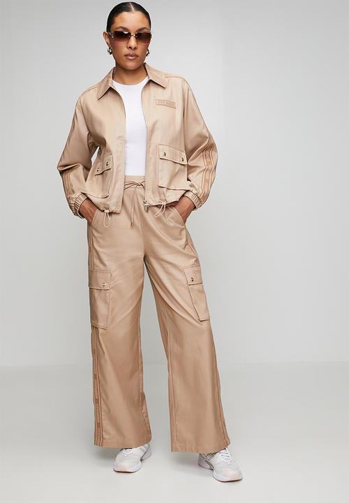 Steve Madden - Ladies emilia wideleg cargo pant - caramel