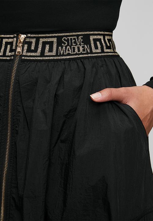 Steve Madden - Ladies betty fit & flare cargo skirt - black