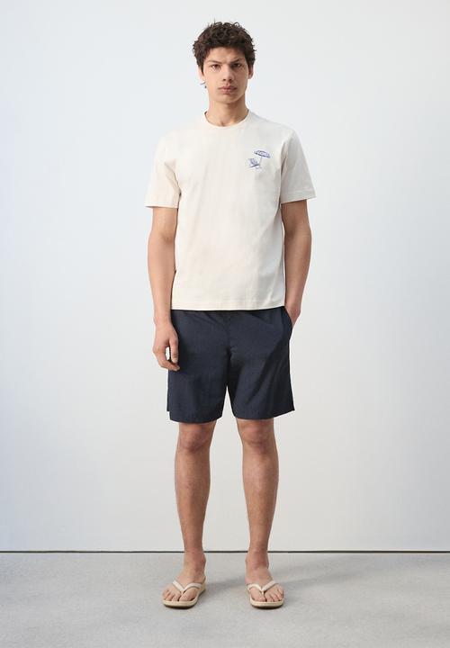 MANGO - T-Shirt Somb - white