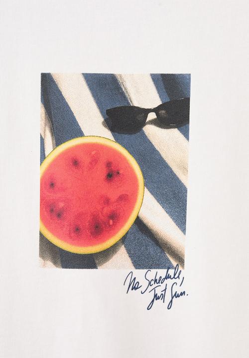 MANGO - T-Shirt Sandia - White
