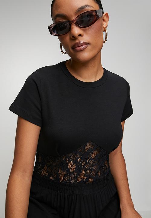 Trendyol - Lace Blouse - Black