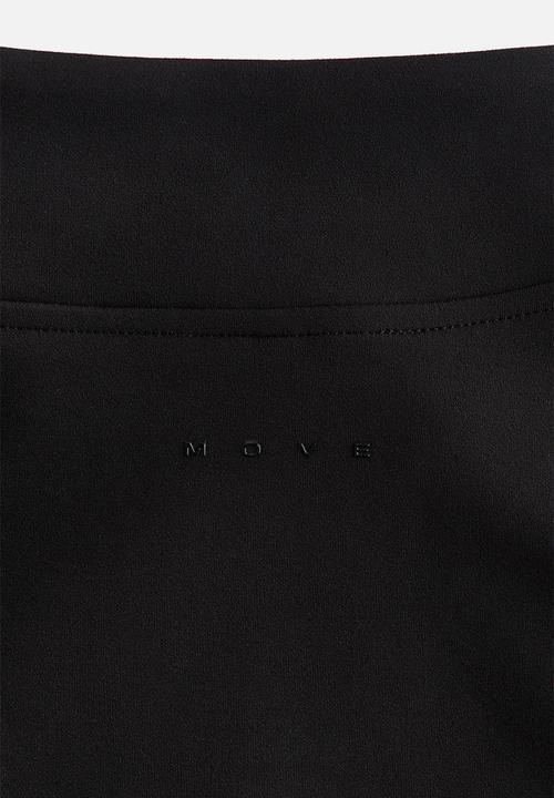 H&M - Softmove™ zip-through sports jacket - black