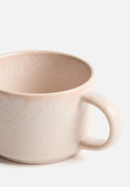 H&M - Stoneware mug - light pink