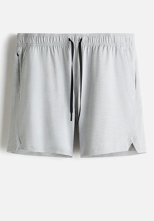 H&M - Sports shorts with drymove? - light grey marl