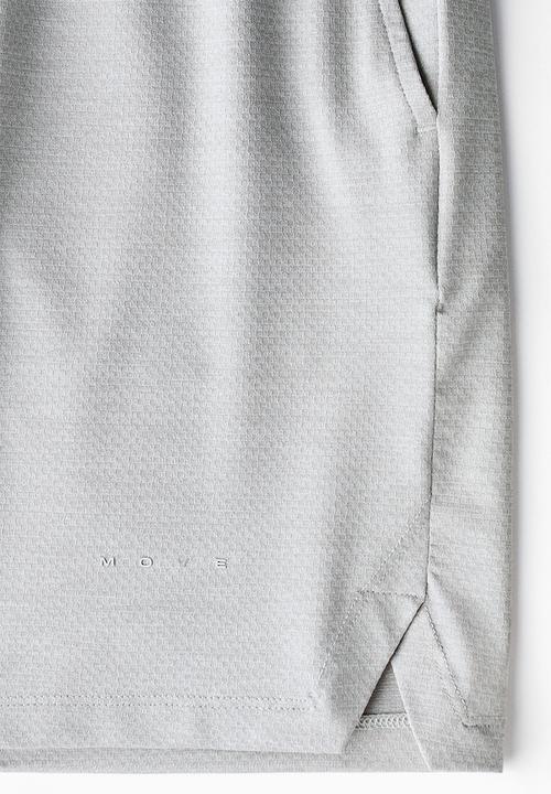 H&M - Sports shorts with drymove? - light grey marl