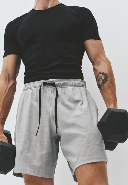 H&M - Sports shorts with drymove? - light grey marl