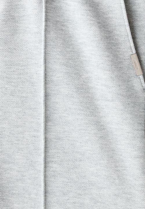 H&M - Regular fit tailored joggers - light grey marl