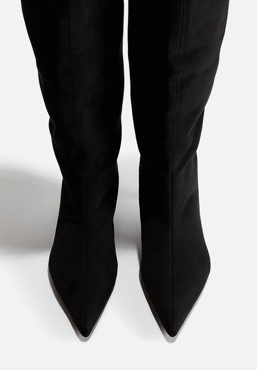H&M - Kitten-heeled boots - black