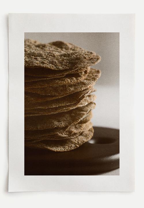 H&M - Small wooden serving board - dark brown