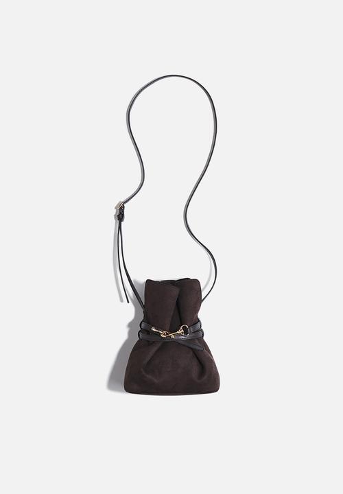 H&M - Pouch-look crossbody bag - dark brown