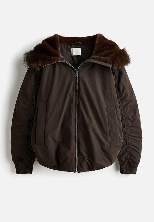 H&M - Padded jacket - dark brown