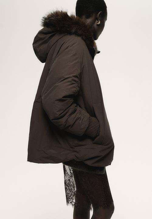 H&M - Padded jacket - dark brown