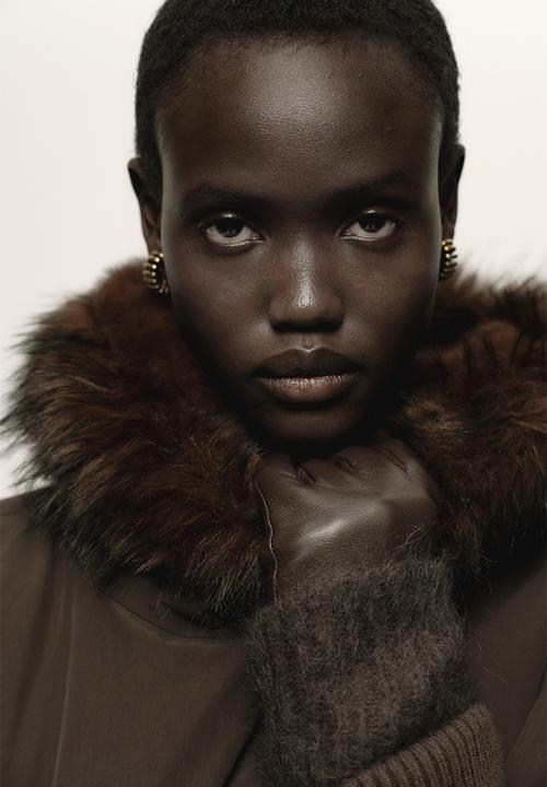 H&M - Padded jacket - dark brown