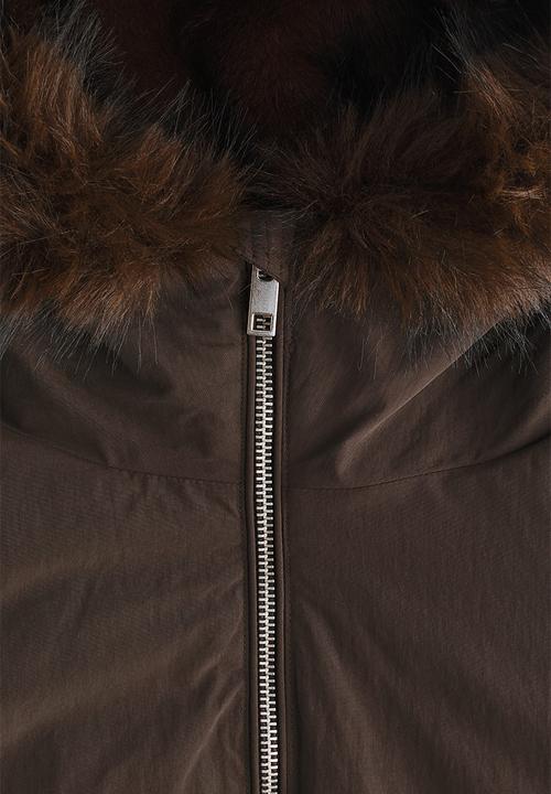 H&M - Padded jacket - dark brown