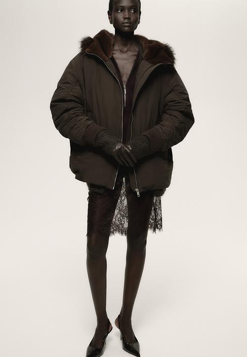 H&M - Padded jacket - dark brown