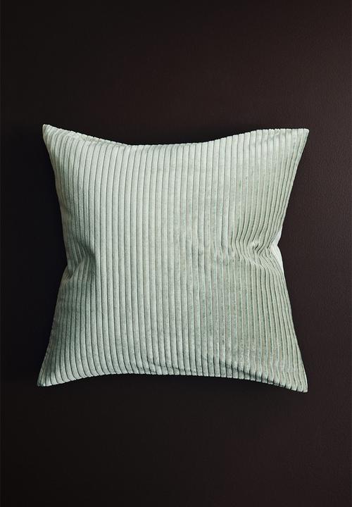 Corduroy cushion cover - light khaki green