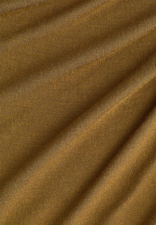 H&M - Draped viscose top - golden olive