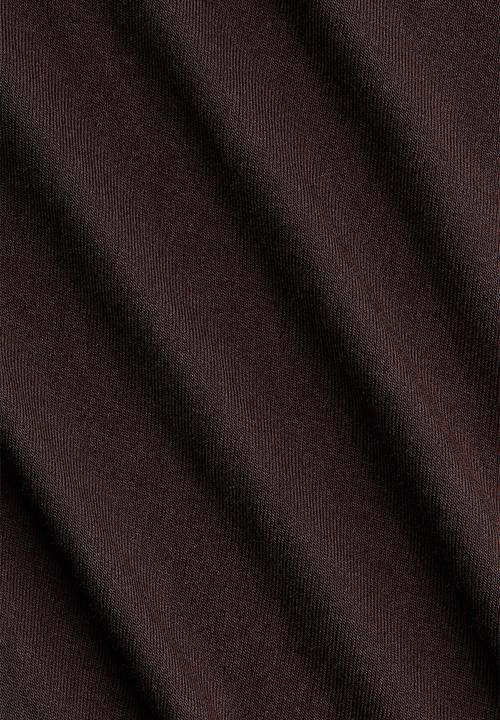 H&M - Draped viscose top - dark brown