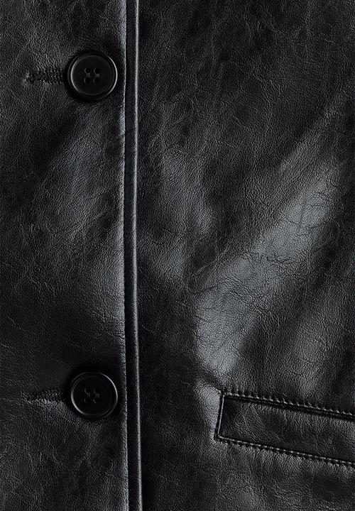 H&M - Coated jacket - black