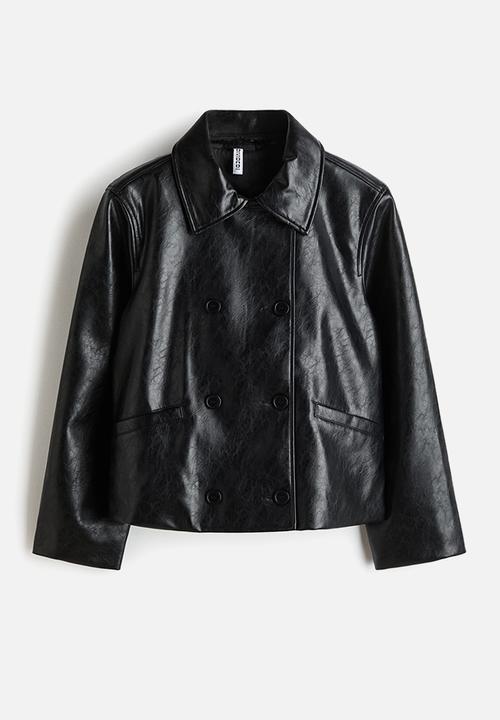 H&M - Coated jacket - black