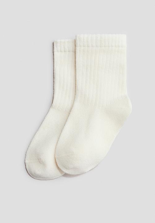 H&M - 5-Pack socks - beige/grey