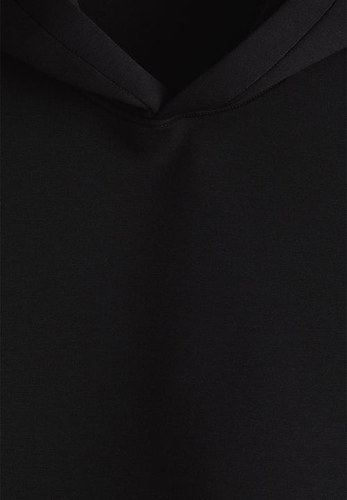 H&M - Loose fit scuba hoodie - black