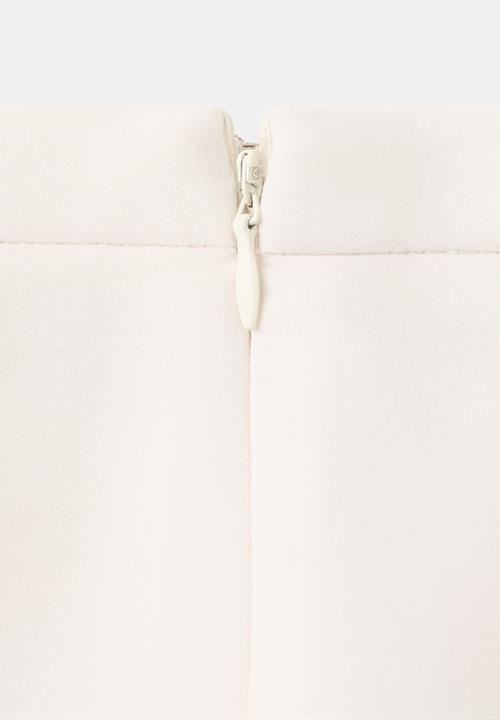 MANGO - Trousers iguana - Light Pastel Yellow