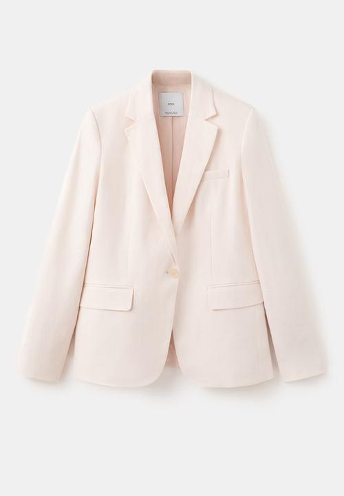 MANGO - Blazer boreli - light beige