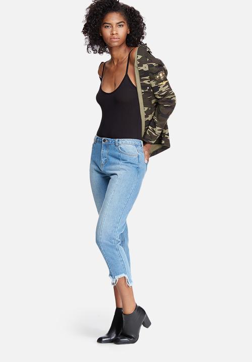 dailyfriday - V-neck cami bodysuit 2 pack