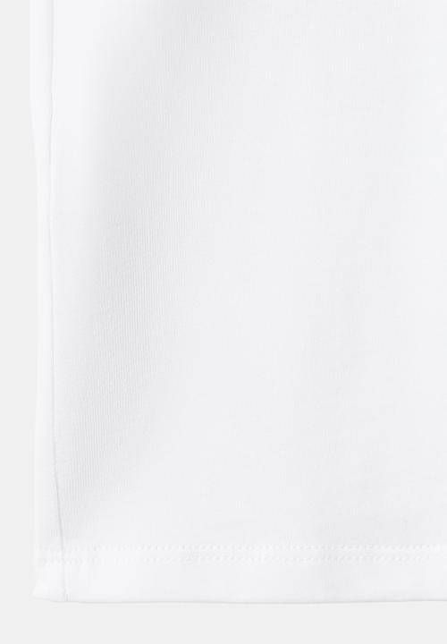 MANGO - T-shirt viri - white
