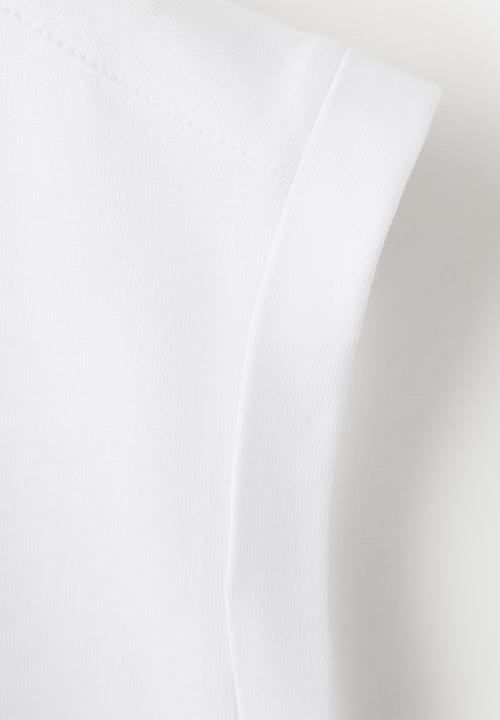 MANGO - T-shirt viri - white