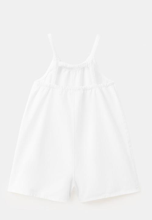 MANGO - Jumpsuit Boho - White