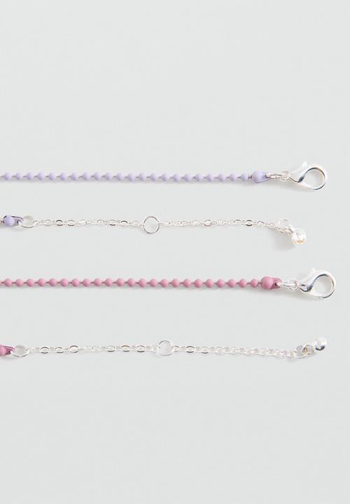 MANGO - Necklace Tbottle - Medium Pink
