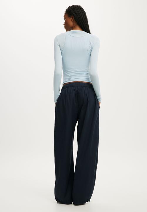 Cotton On - Jackson Pull On Utility Pant - Total Eclipse
