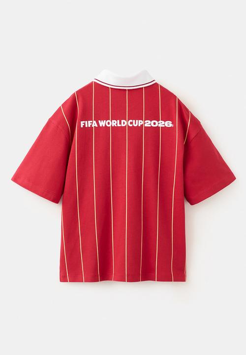 MANGO - T-Shirt Fifaes - Bright Red