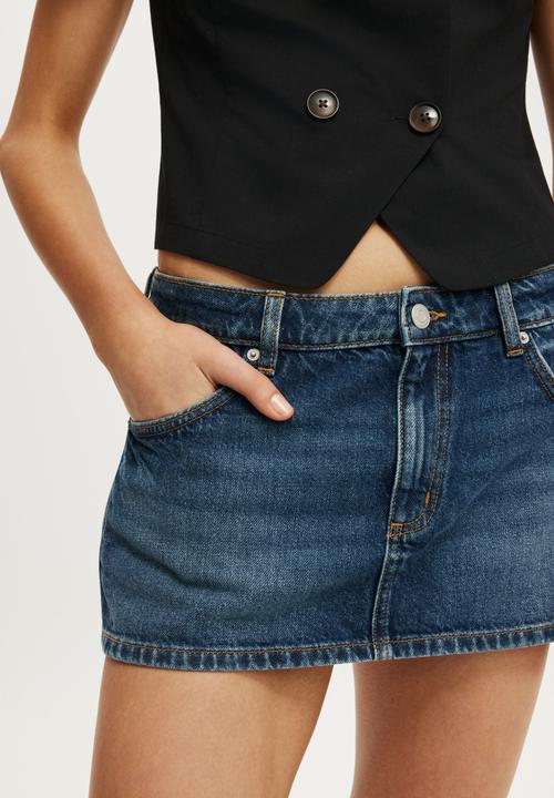 Cotton On - Original Denim Skort - Scorpio Blue