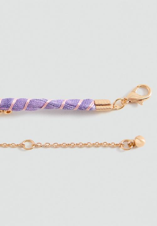 MANGO - Necklace Calella - Lt-Pastel Purple