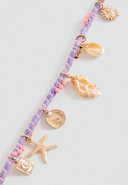 MANGO - Necklace Calella - Lt-Pastel Purple