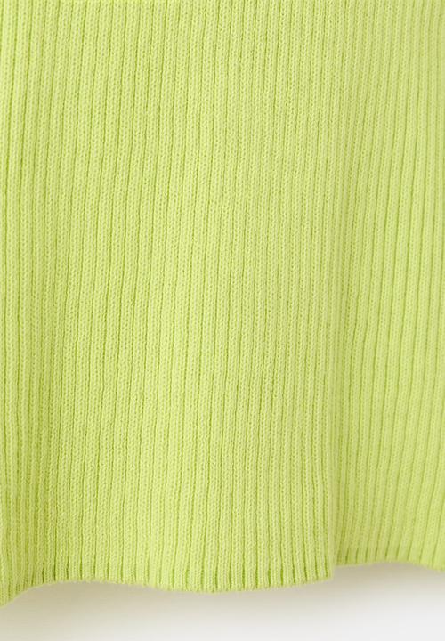 MANGO - Top Defne - Bright Yellow