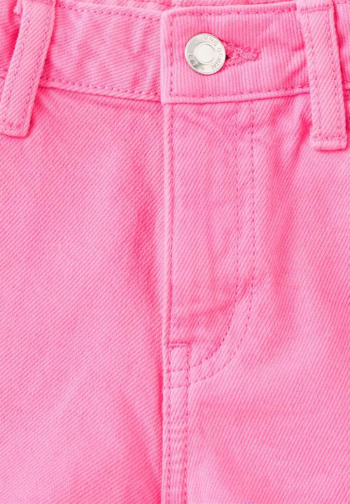 MANGO - Shorts Raw - Bright Pink