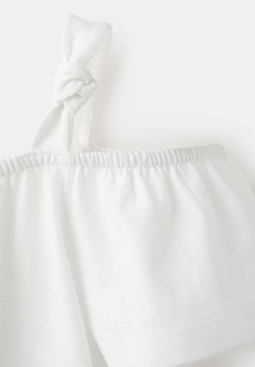 MANGO - T-Shirt Nudo - Natural White