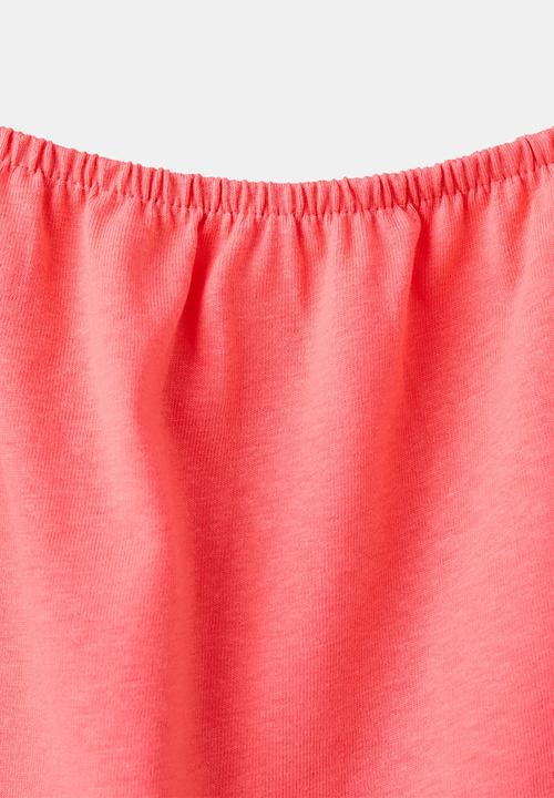 MANGO - T-Shirt Nudo - Medium Red