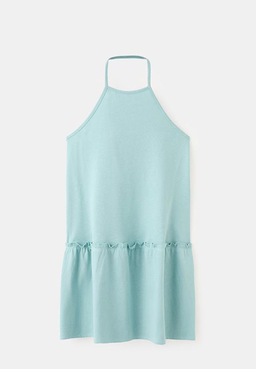 MANGO - Dress Alex - Light/Pastel Blue